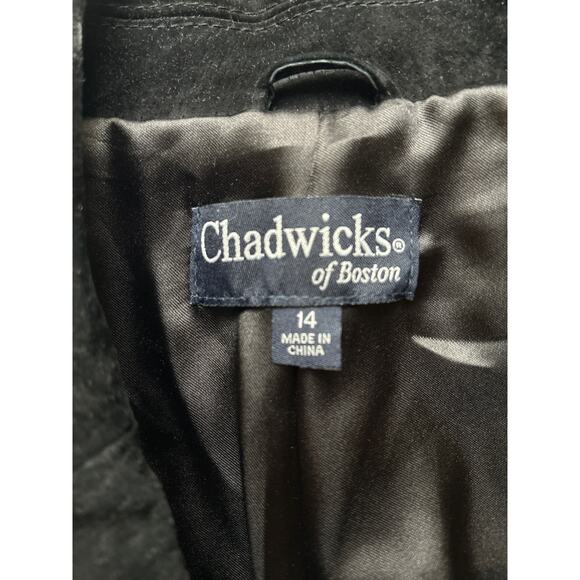 Chadwick’s of Boston Genuine Leather Suede Jacket Size 14
Black Embroidered - Picture 7 of 9